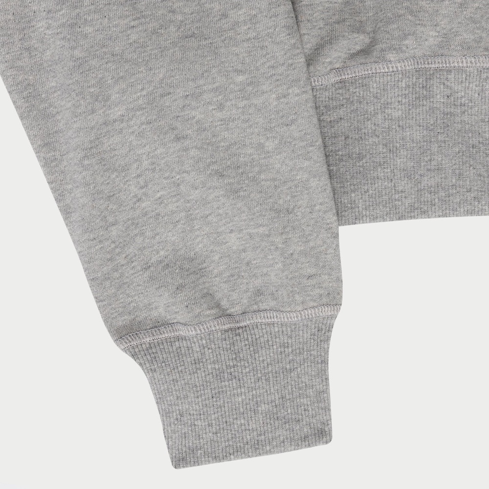 BRAND NEW Cherry LA Midweight Quarter Zip Polo Pullover (Heather Grey) - Picture 5 of 8